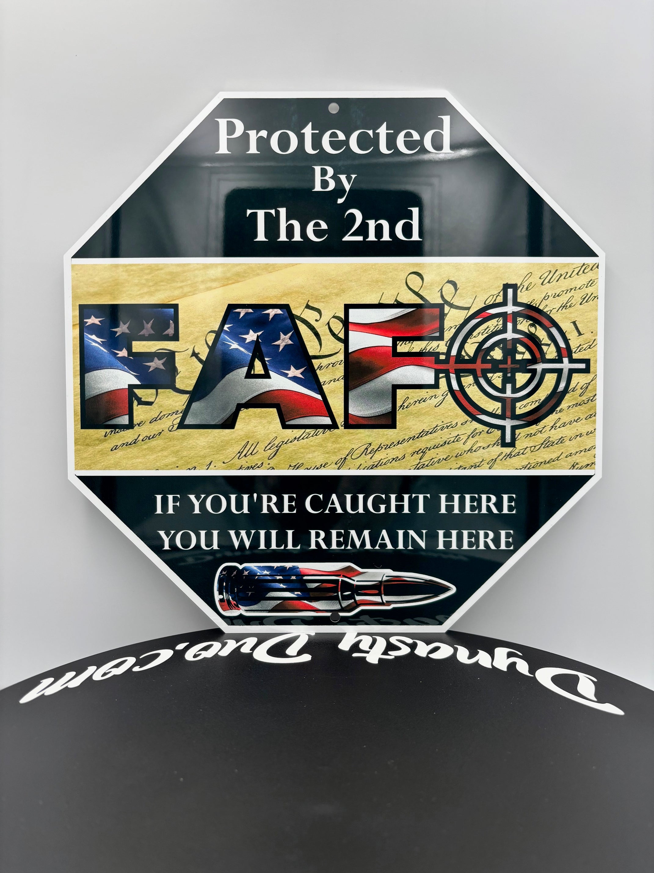 FAFO Security Sign 10x10